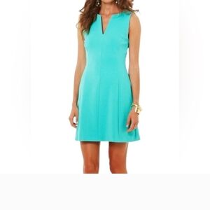 Lilly Pulitzer Aqua Sleeveless Mini Dress